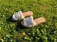 Image 1 of Macramé Open Slides - White