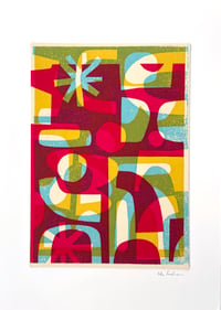 Image 1 of Multi Shape Fabric Print