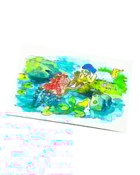 Image 3 of A6 - La sirène amoureuse - illustration originale