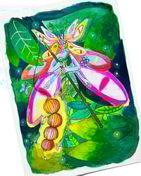 Image 2 of A6 - La fée - illustration originale