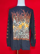 Image of Officially Licensed Pyrexia "Sermon Of Mockery" Album Cover Art Long Sleeves Shirts!