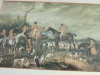 Image 3 of Burton Hunt Meeting Lincolnshire by John Ferneley Snr (b 1782) Vintage Small Art Print, Framed  