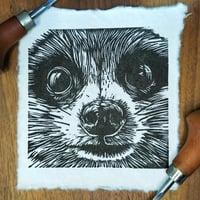 Meerkat Mini Linoprint