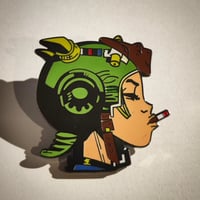 Image 1 of Tank Girl Enamel Pin Badge - Slight Second - Reduced Price