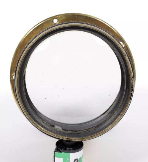 Image of Dallmeyer 3B Portrait Petzval 290mm F3 brass lens with flange #5027