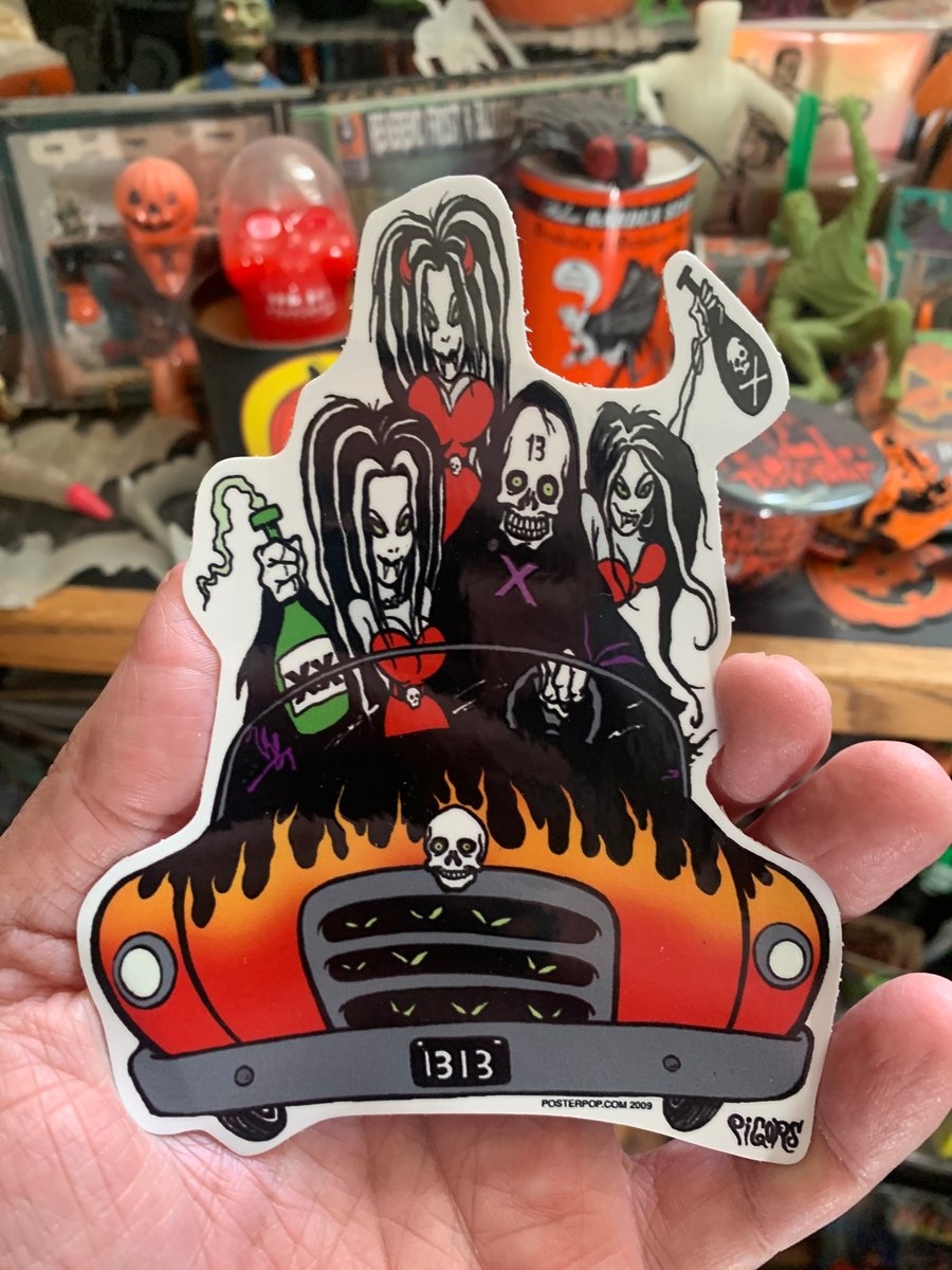 Image of 1313 Cemetery Drive - Sticker