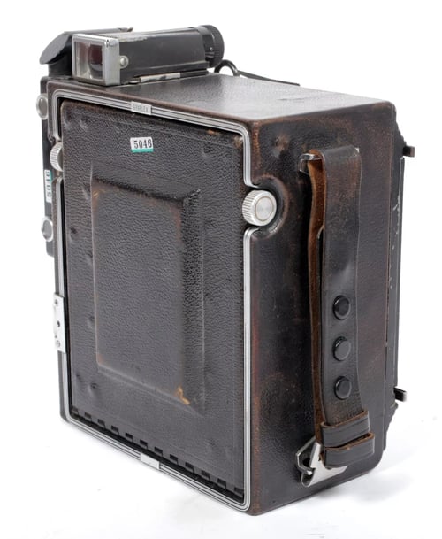 Image of Graflex Speed Graphic 4X5 Camera w/ Optar 135mm lens + film + holders #5046