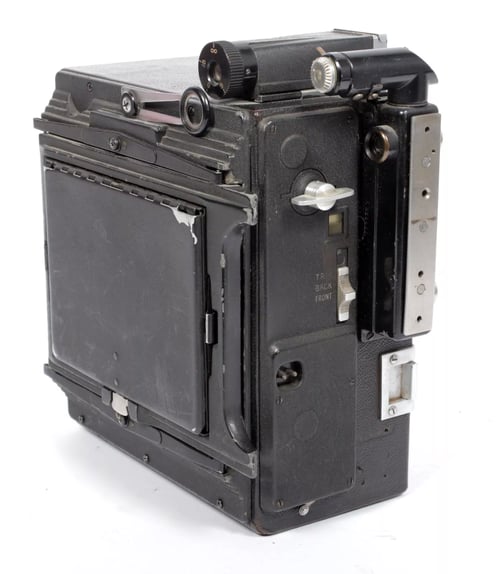 Image of Graflex Speed Graphic 4X5 Camera w/ Optar 135mm lens + film + holders #5046