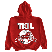 Image 2 of TKIL "TWIO" Hoodie in Red