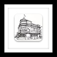 Image 1 of 'The Olympia, Bridgeton' framed original beermat sketch