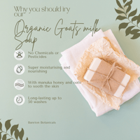Organic Goats milk soap