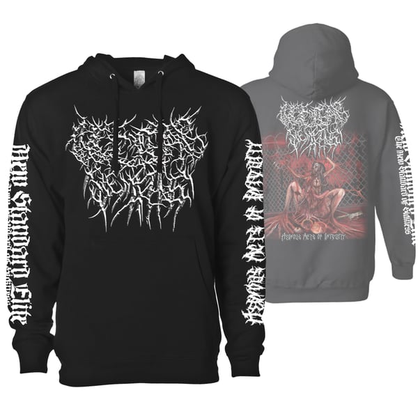 Image of NUCLEAR REMAINS "HEINOUS ACTS OF INIQUITY" HOODIE