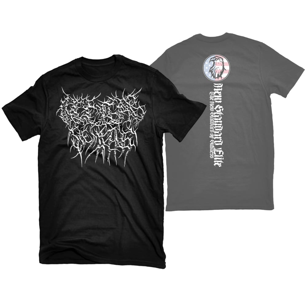 Image of NUCLEAR REMAINS LOGO T-SHIRT