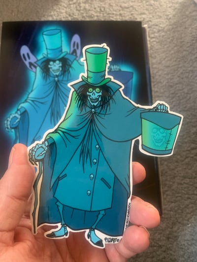 Image of HATBOX GHOST - STICKER