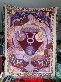 woven throw blanket : community