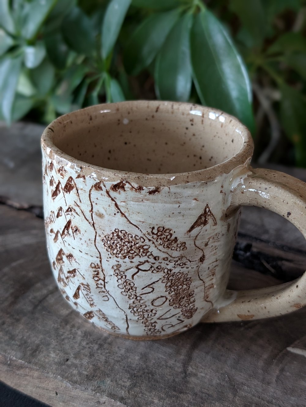 Middle Earth Map Mug #2