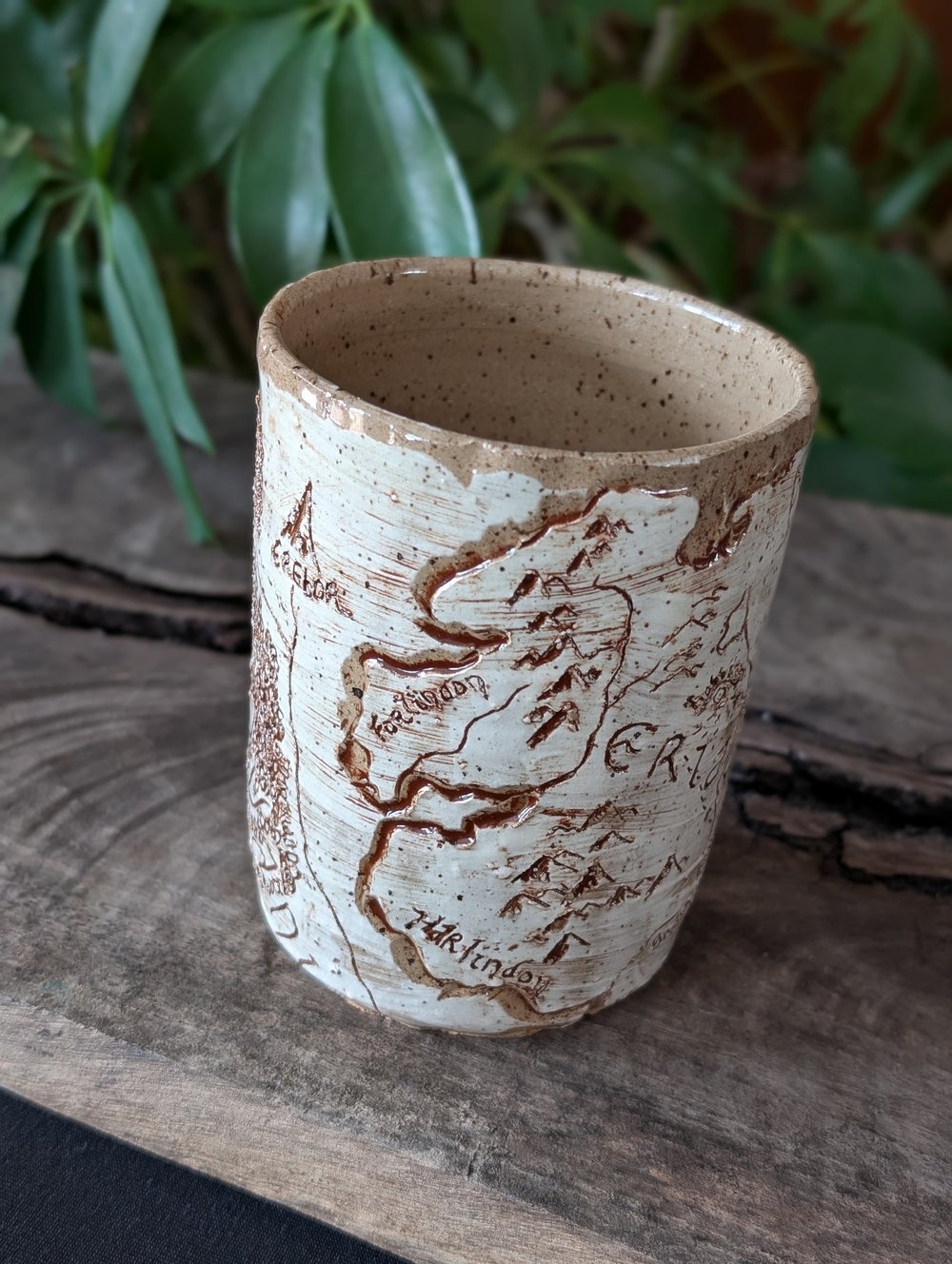 Middle Earth Map Mug #3 (No Handle)