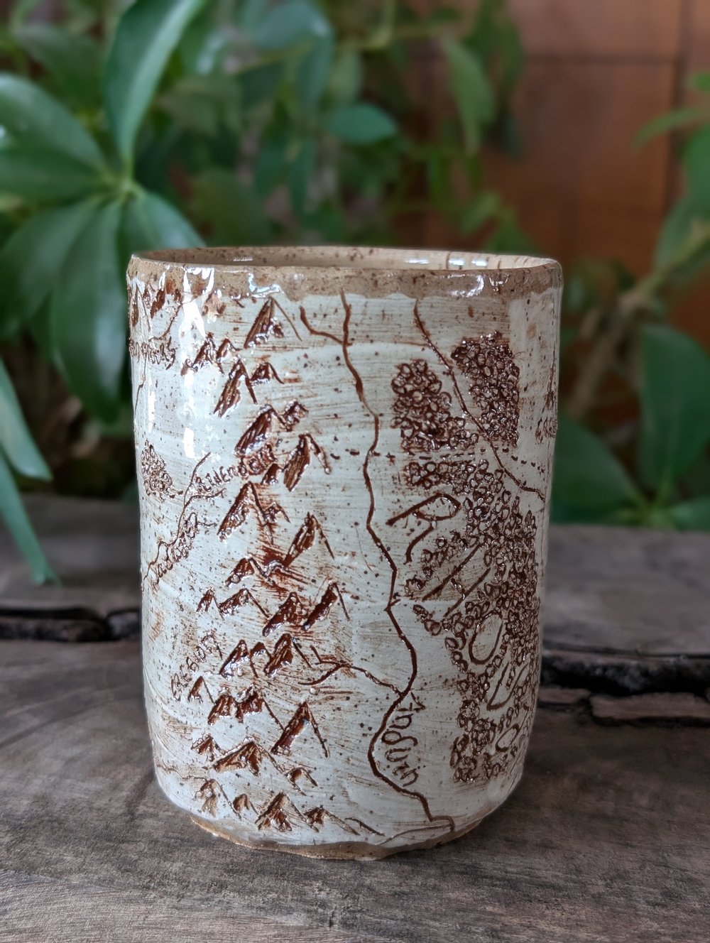 Middle Earth Map Mug #3 (No Handle)