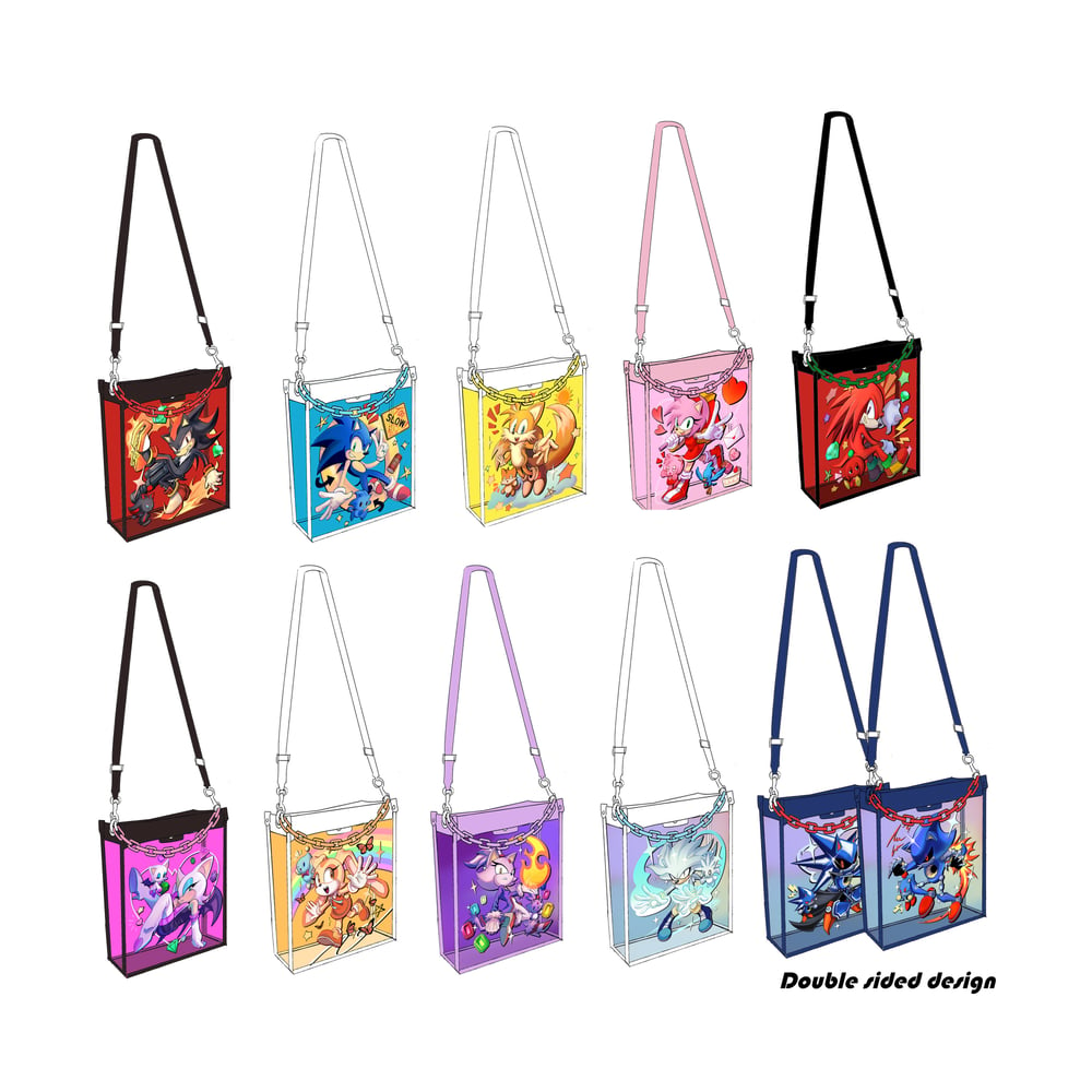 [PREORDER] Sonic Holo Crossbody Bags 