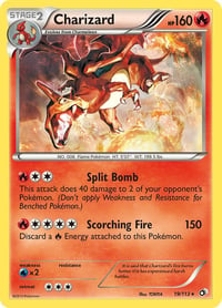 Charizard 19/113 - Legendary Treasures - Holofoil - Moderately Played