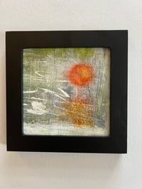 Miniature Square Abstract "Reflection 2"