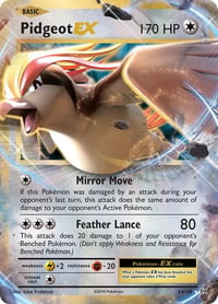 Pidgeot EX - XY - Evolutions - Ultra Rare - Near mint