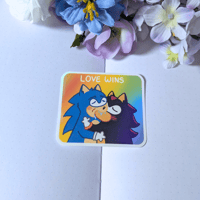 Image 1 of Love Wins Sticker
