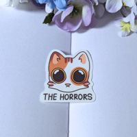 Image 1 of The Horrors Sticker