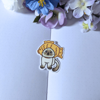 Image 1 of Taiyaki Kitty Sticker