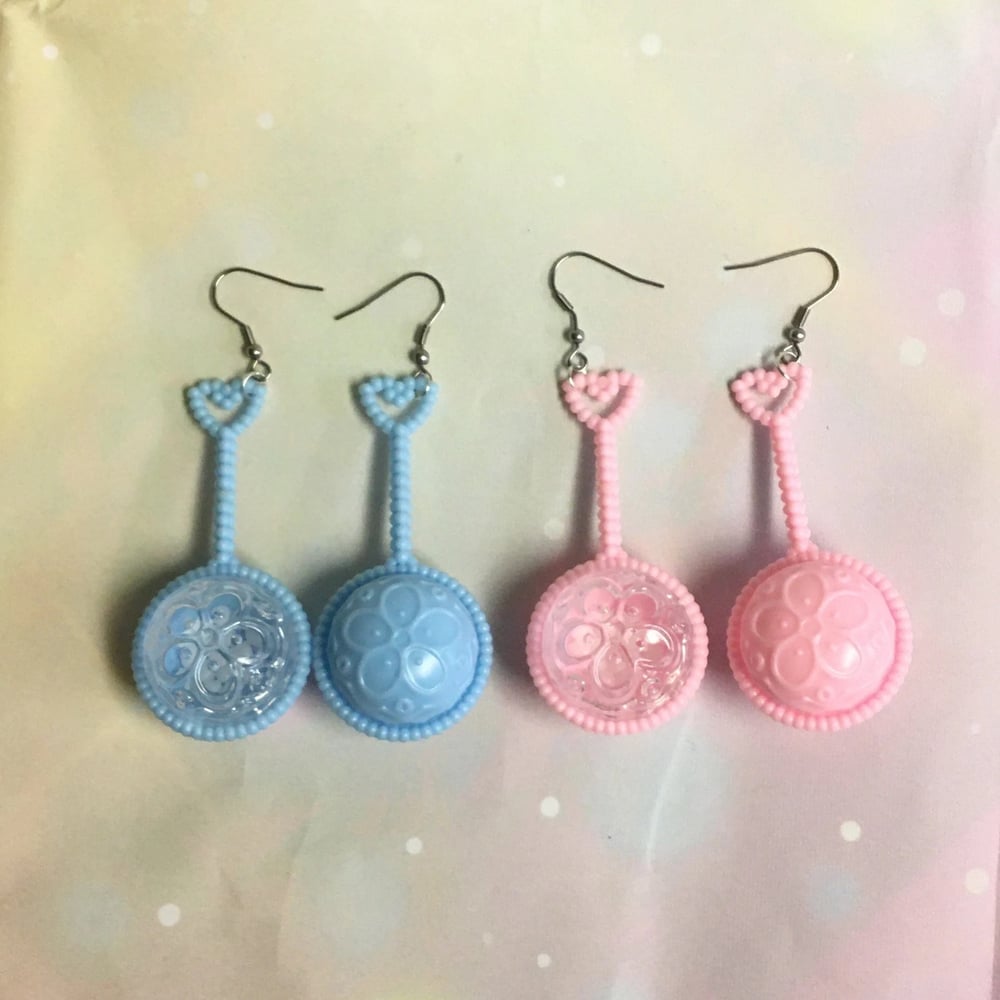 Image of Baby Rattle Earrings