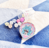 Melody Candy Pudding Cup Keychain