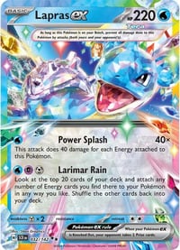 Lapras ex - 032/142 - SV07: Stellar Crown - Near Mint