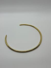 Image 3 of Collared Metal Choker - Gold Filled