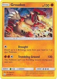 Groudon - 113/236 (Cracked Ice Holo) - Deck Exclusive - Near Mint