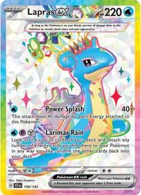 Lapras ex - 158/142 - SV07: Stellar Crown - Near Mint