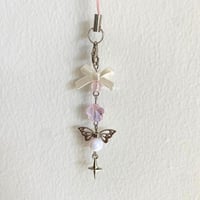Image 1 of Butterfly Bow Phone Charm
