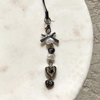 Image 1 of Chrome Coquette Y2K Phone Charm