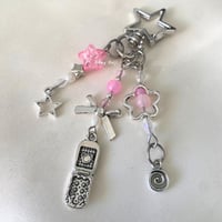 Image 1 of Y2K Flip Phone Keychain