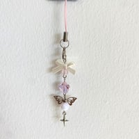 Image 2 of Butterfly Bow Phone Charm