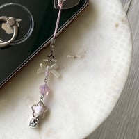 Image 2 of Flowers and Bow Phone Charm