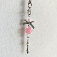 Image 2 of Pink Bow Y2K Phone Charm