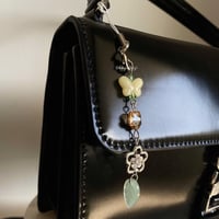 Image 2 of Spring Butterfly Faux Jade Phone Charm,