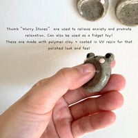 Image 3 of Frog Worry Stone or Bunny Pocket Buddy
