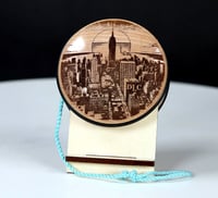 Image 1 of NYC Cityscape Maple yo-yo, #2025-006 