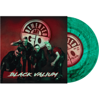 Image 1 of DEMENTED ARE GO - BLACK VALIUM (7") GREEN MARBLE