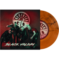 Image 1 of DEMENTED ARE GO - BLACK VALIUM (7") ORANGE MARBLE