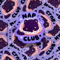 Image 1 of Nap Club Sticker