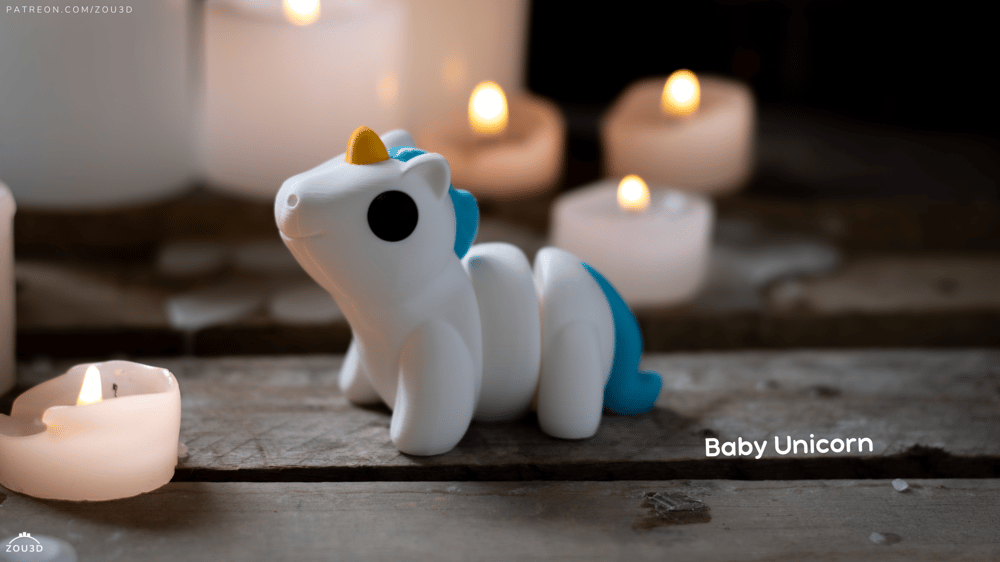 Image of Baby Unicorn Keychain