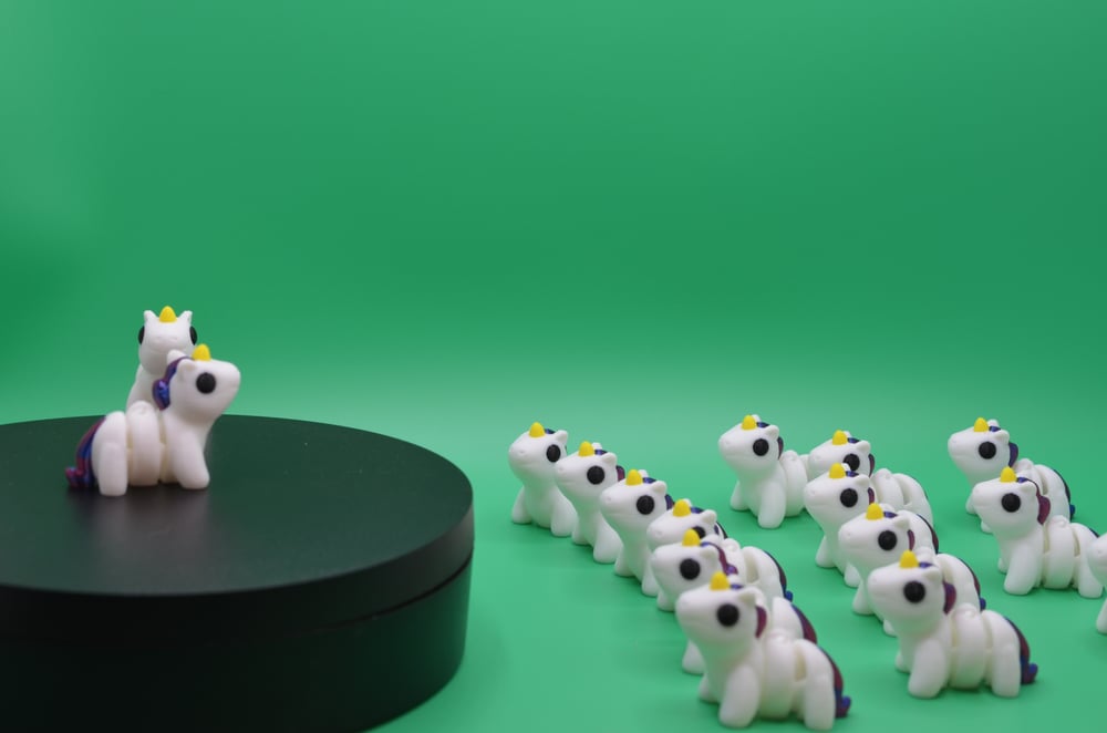 Image of Baby Unicorn Keychain