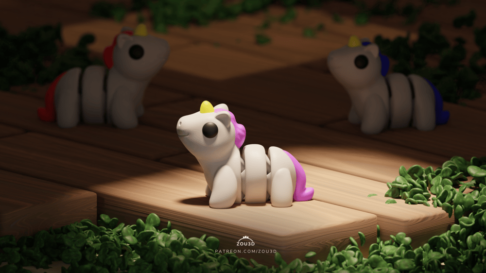 Image of Baby Unicorn Keychain